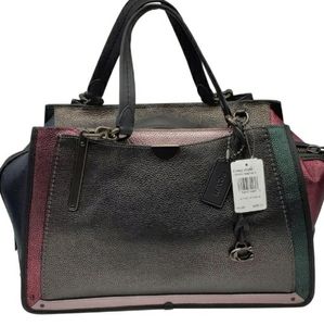 Coach Dreamer 36 Colorblock Metallic satchel